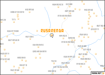 map of Rusarenda