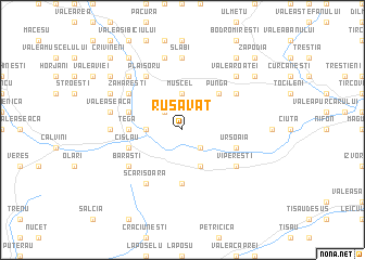 map of Ruşavăt
