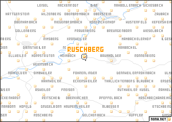 map of Ruschberg