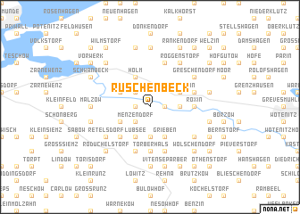 map of Rüschenbeck