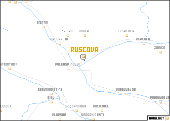 map of Ruscova