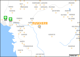 map of Rusekera