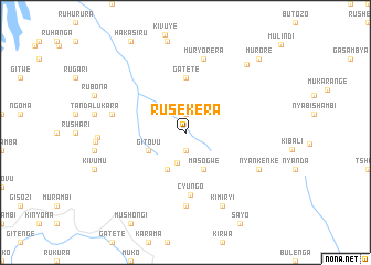 map of Rusekera