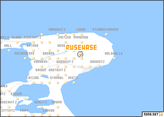map of Rusewase