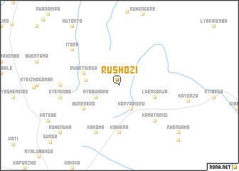 map of Rushozi