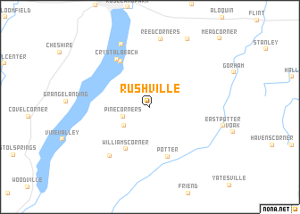 map of Rushville