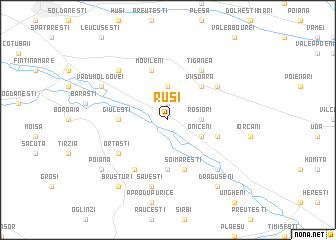 map of Ruşi