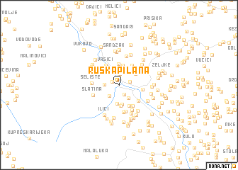 map of Ruska Pilana