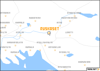 map of Ruskaset