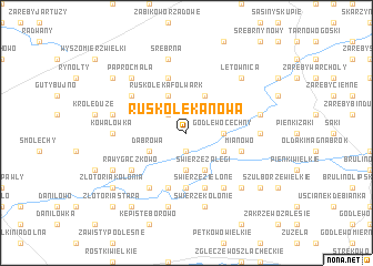 map of Ruskołęka Nowa