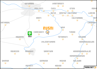 map of Ruşni