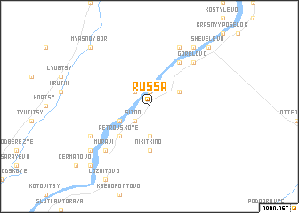 map of Russa