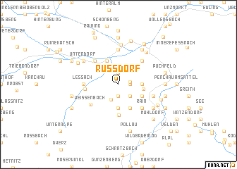 map of Russdorf