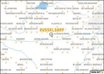 map of Rüsseldorf