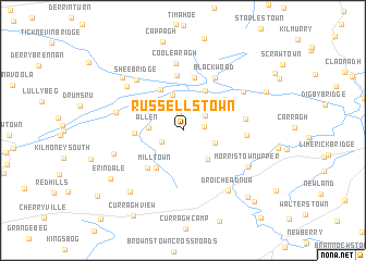 map of Russellstown