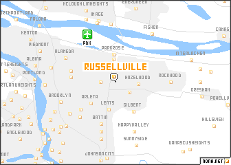 map of Russellville