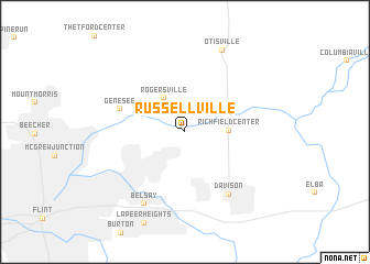 map of Russellville