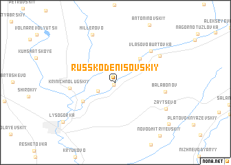 map of Russko-Denisovskiy