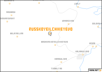 map of Russkoye Il\