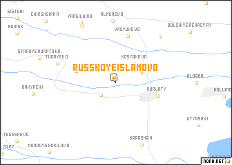 map of Russkoye Islamovo