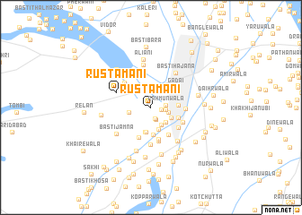 map of Rustamani