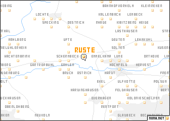 map of Rüste