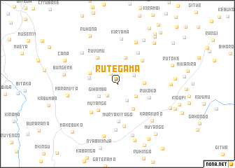 map of Rutegama