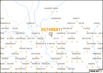 map of Ruthagati
