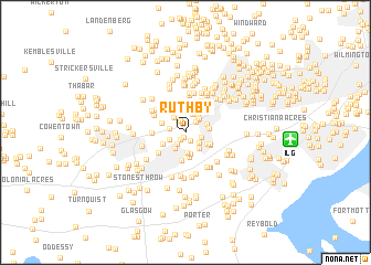 map of Ruthby