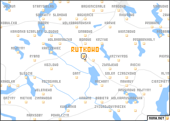 map of Rutkowo