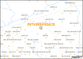 map of Rutkowskie Duże