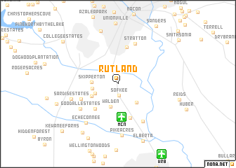 map of Rutland