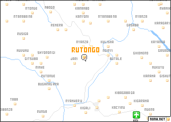 map of Rutongo