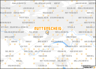 map of Rüttenscheid