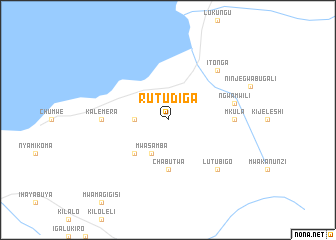 map of Rutudiga