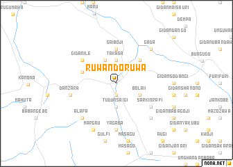 map of Ruwan Doruwa