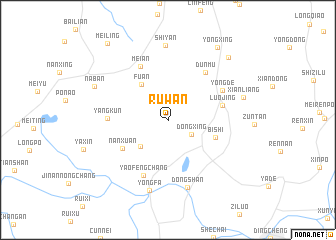 map of Ruwan