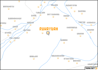 map of Ruwayḑah