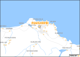 map of Ruwī Gharbī