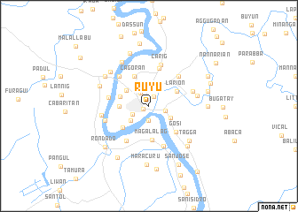 map of Ruyu