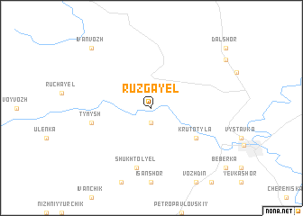 map of Ruzga-Yël\