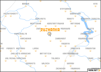 map of Ruzhanka