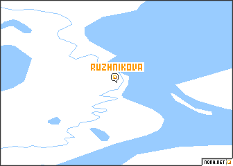 map of Ruzhnikova