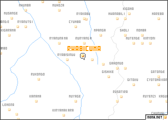 map of Rwabicuma