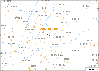 map of Rwakagari