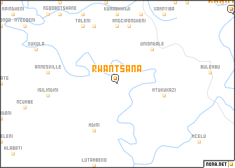 map of Rwantsana
