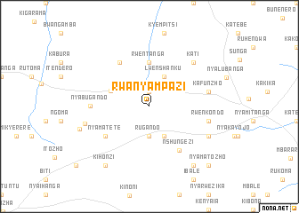 map of Rwanyampazi