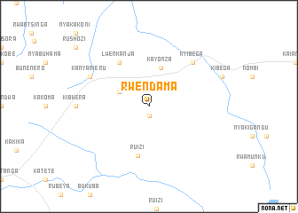 map of Rwendama