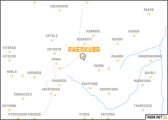 map of Rwenkuba