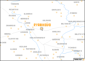 map of Ryabikovo